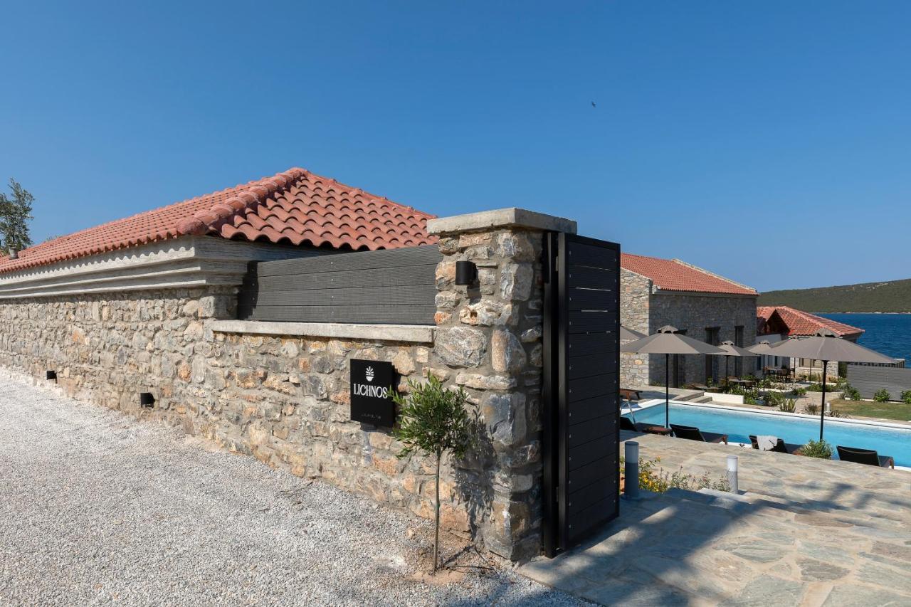 Lichnos Luxury Suites Sourpi Exteriör bild