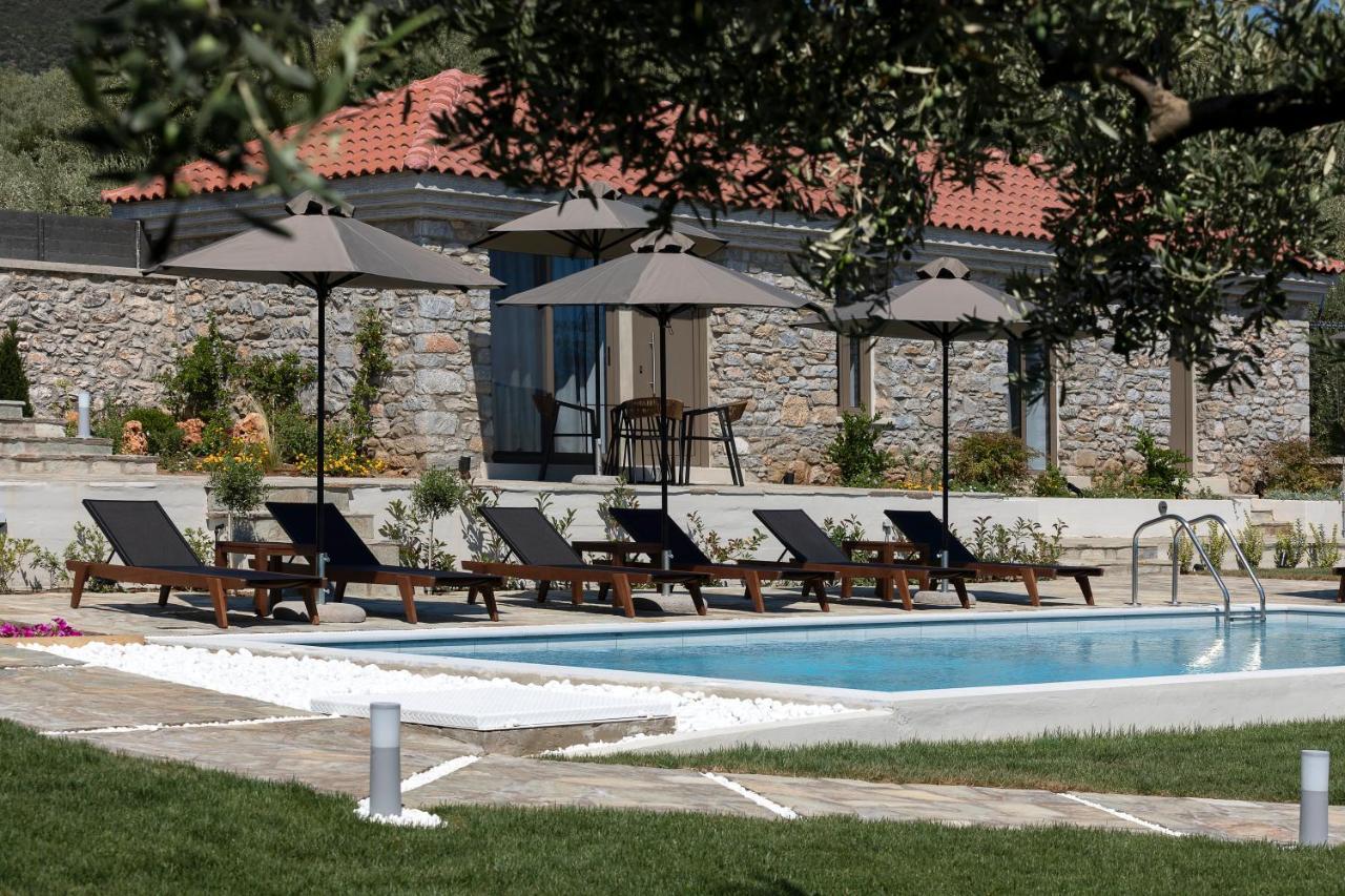 Lichnos Luxury Suites Sourpi Exteriör bild